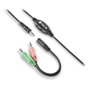 NGS MSX 11 Pro Auriculares Supraurales con Micrófono y Doble Jack, Negro